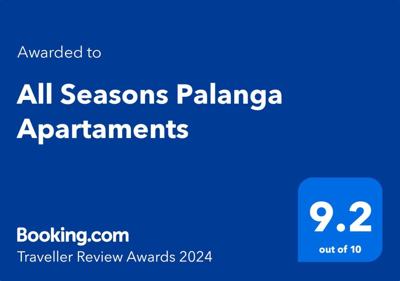 All Seasons Palanga Apartaments Bagian luar foto